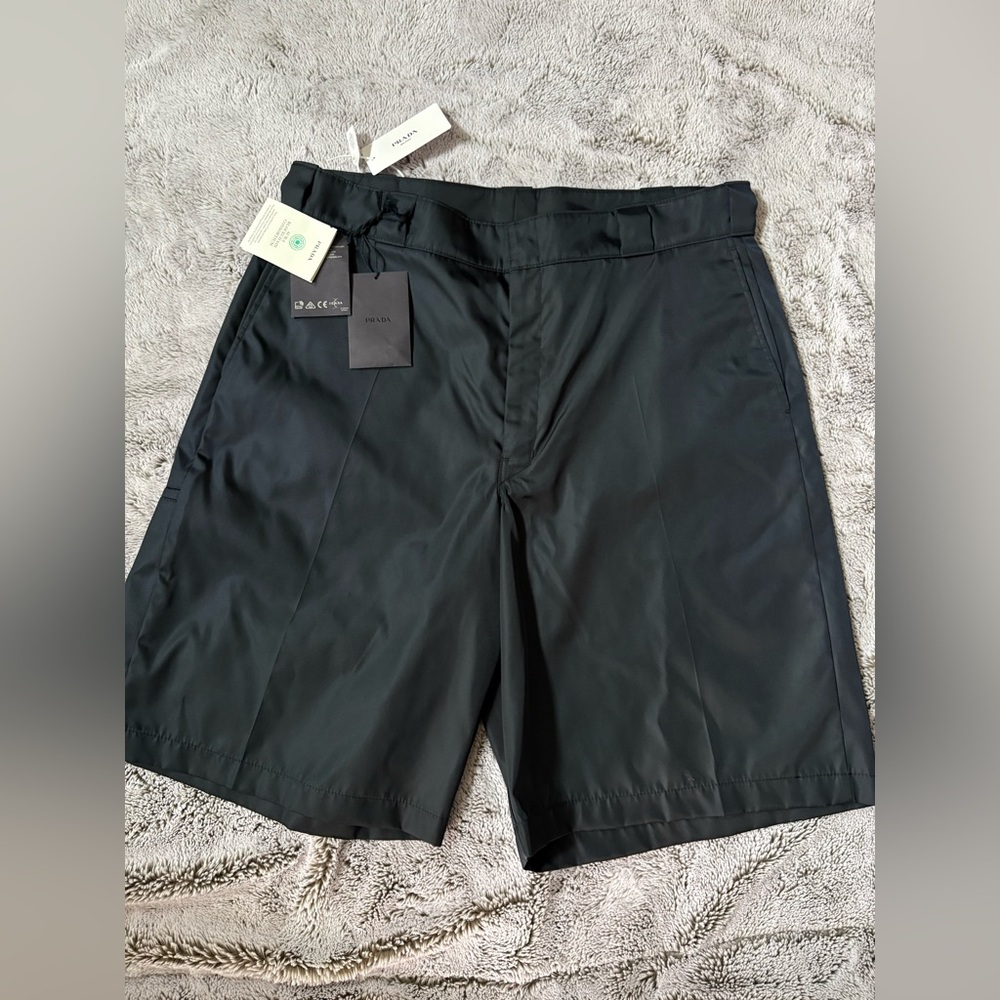 Prada Men's Flat Front Shorts